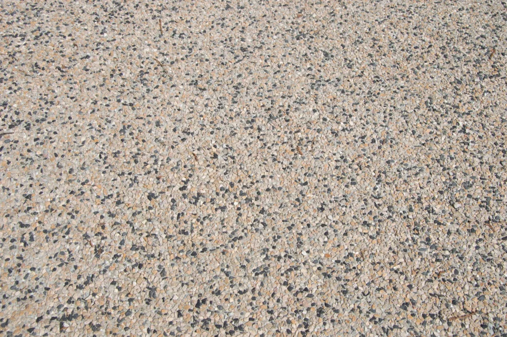 béton désactivé vue de prêt