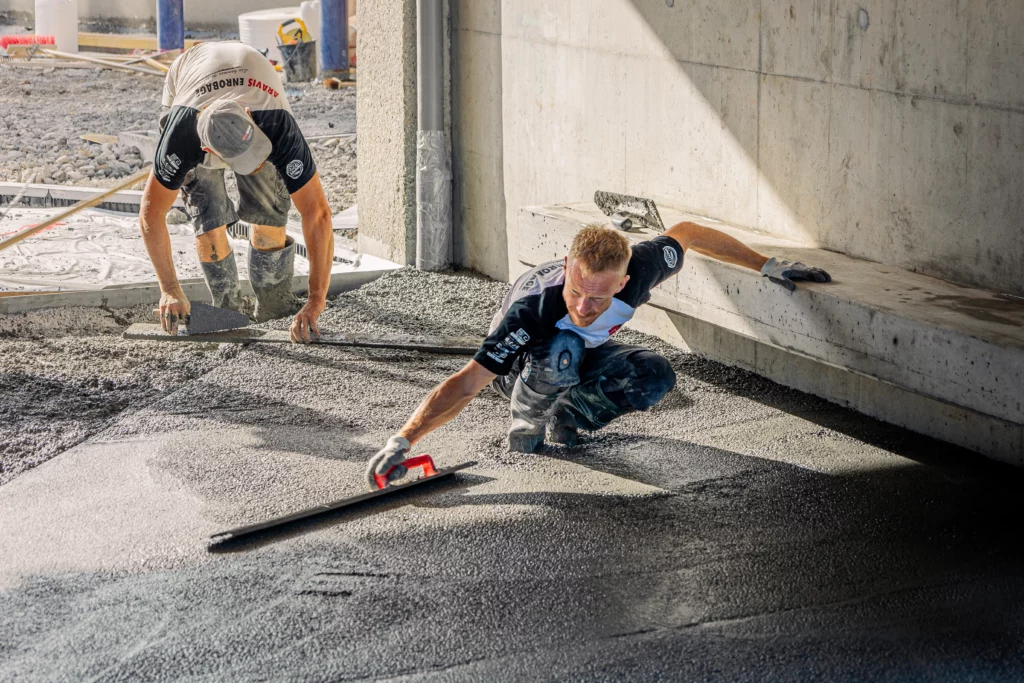Mise à niveau du béton désactivé